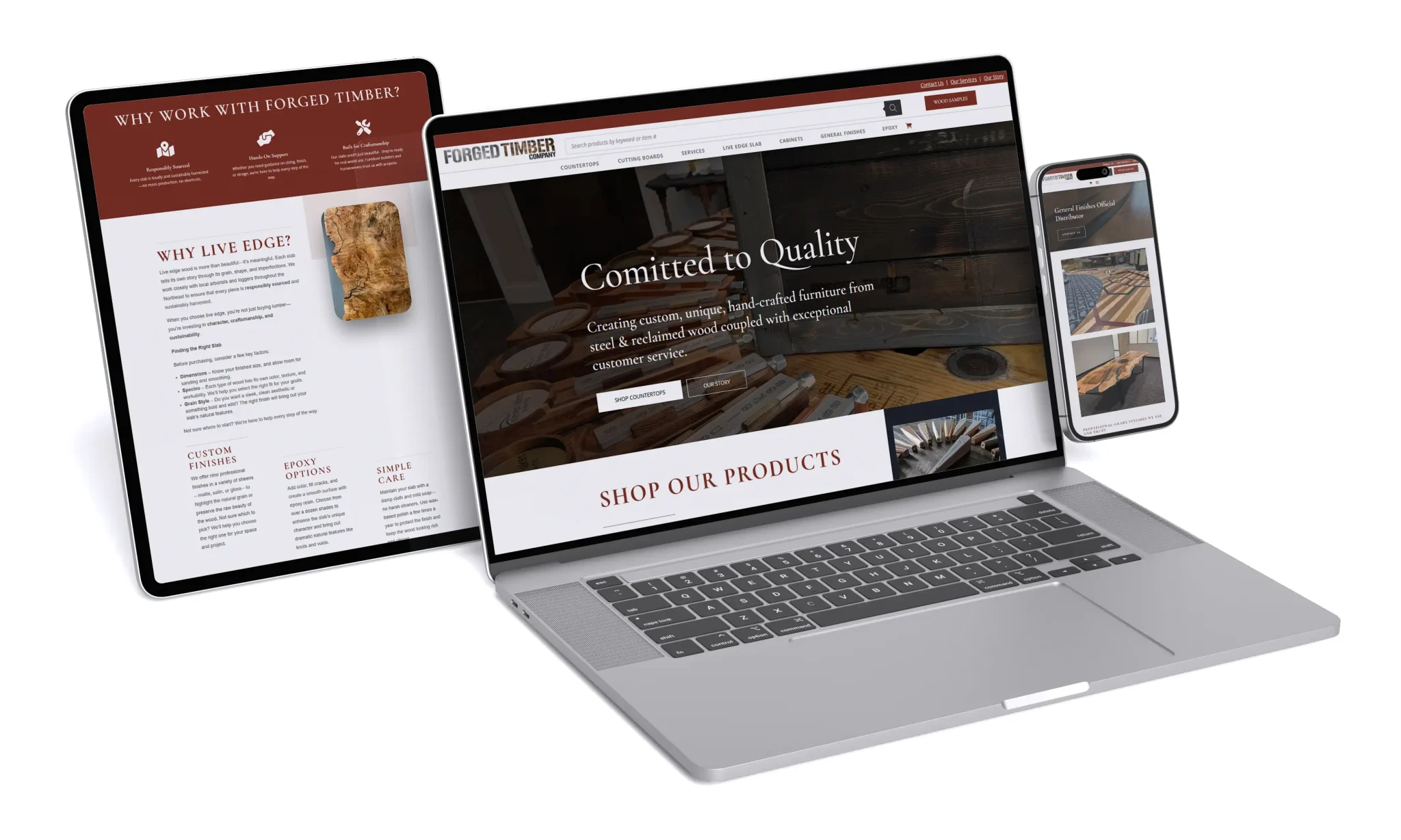 Forged Charlotte NC Web Design